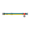 Нашийник для тварин WAUDOG Nylon з QR паспортом Colors of freedom пластиковий фастекс S (4501-4020)
