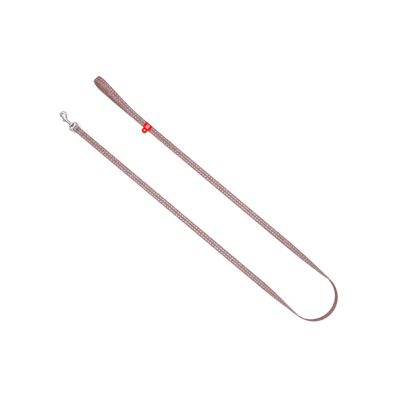 Повідок для котів WAUDOG Re-cotton світловідбивний XS 200х1 см коричневий (16446)