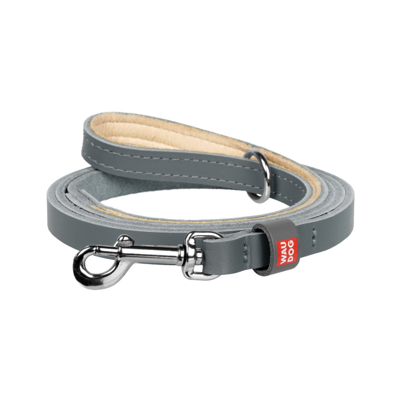 Повідок для котів WAUDOG Classic XXS-XS Ш 12 мм Д 122 см сірий (603211)