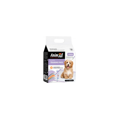 Пелюшки для собак AnimAll 60х60 см з ароматом лаванди 10 шт (4820224500720)
