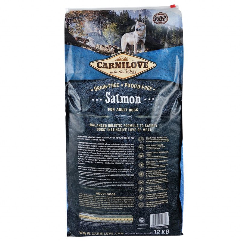 Сухий корм для собак Carnilove Adult Salmon 12 кг (8595602508907)