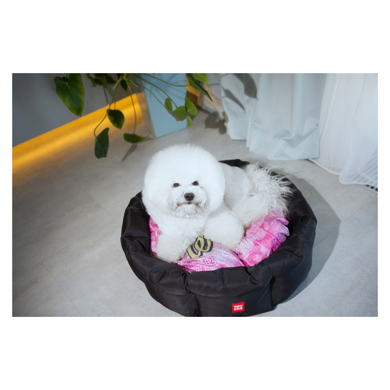 Лежак для тварин Collar Waudog Relax "Чудо-жінка" зі змінною подушкою S 45х34х17 см (224-2007)