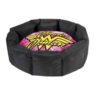 Лежак для тварин Collar Waudog Relax "Чудо-жінка" зі змінною подушкою S 45х34х17 см (224-2007)