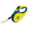 Повідок для собак WAUDOG R-leash Colors of freedom світловідбиваюча стрічка S 5 м (381-4020)
