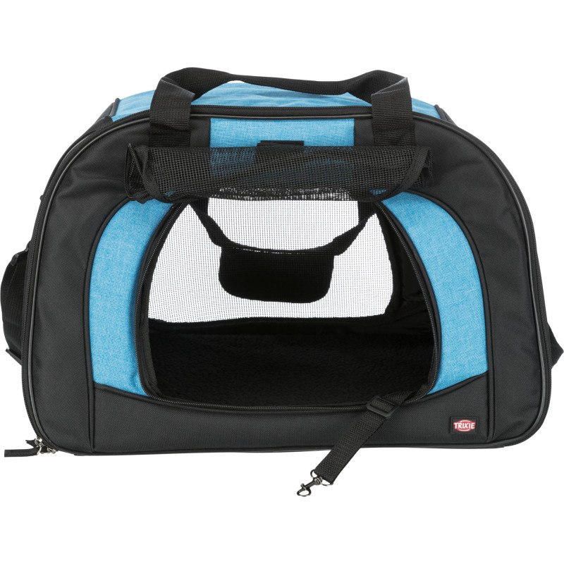 Переноска для тварин Trixie Kilian Carrier 31х32x48 см до 6 кг (чорний з синім) (4047974289525)