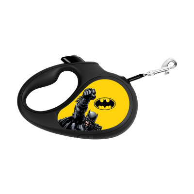 Повідок для собак WAUDOG R-leash Бетмен Жовтий світловідбиваюча стрічка L 5 м (8126-1002-01)