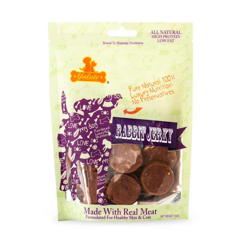 Ласощі для собак Yalute Rabbit and Apple Bit 100 г (кролик та яблуко) (4820261920574)
