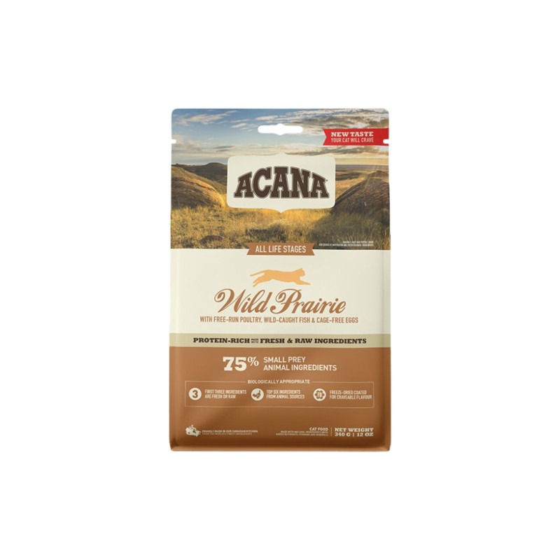 Сухий корм для кішок ACANA Wild Prairie Cat 340 г (0064992640347)