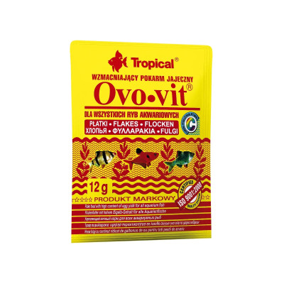 Корм для риб Tropical Ovo-Vit у пластівцях 12 г (5900469744314)