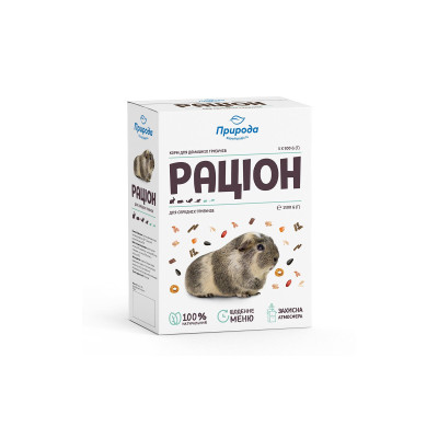 Корм для гризунів Природа «Раціон» для середніх гризунів 1.5 кг (4820157400845)
