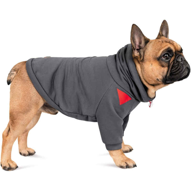 Худі для тварин Pet Fashion "Snoodie" М2 сіре (4823082423354)