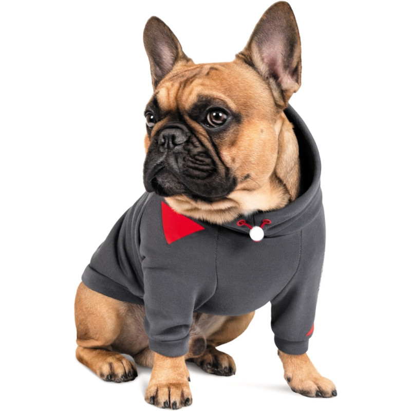 Худі для тварин Pet Fashion "Snoodie" М2 сіре (4823082423354)