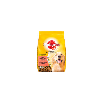 Сухий корм для собак Pedigree Яловичина та птиця 8.4 кг (5900951240560)
