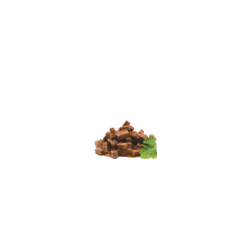 Вологий корм для собак Carpathian Pet Food у соусі з яловичиною 100 г (4820111141159)