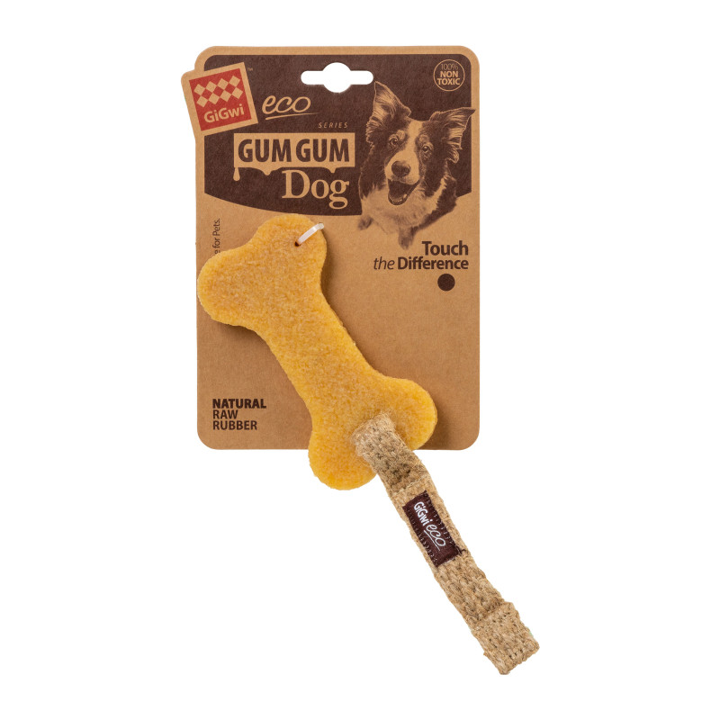 Іграшка для собак GiGwi Gum Gum Гумова кістка мала 24 см (2302)