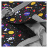 Шлея для собак WAUDOG Clothes з QR паспортом "NASA" XS3 (2915)