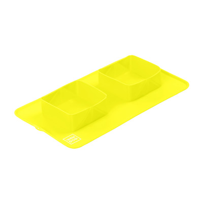 Посуд для собак WAUDOG Silicone Миска складана 385х230х50 мм жовта (50808)