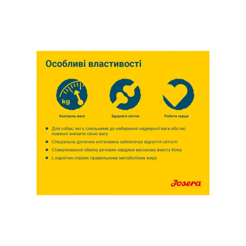 Сухий корм для собак Josera Light&Vital 15 кгг (4032254744047)