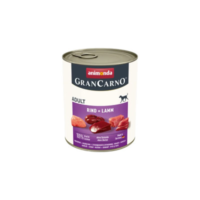 Консерви для собак Animonda GranCarno Adult Beef + Lamb 800 г (4017721827423)
