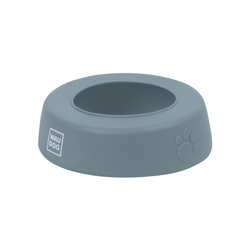 Посуд для собак WAUDOG Silicone Миска-непроливайка 750 мл сіра (507811)