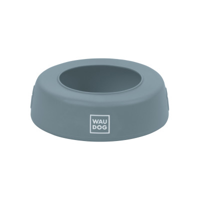 Посуд для собак WAUDOG Silicone Миска-непроливайка 750 мл сіра (507811)
