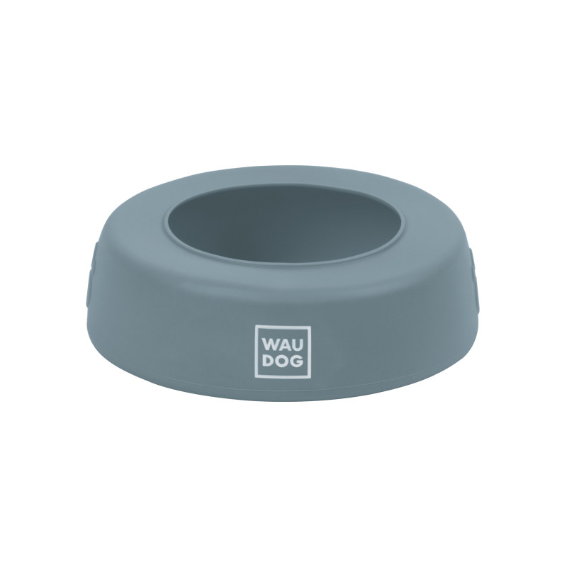 Посуд для собак WAUDOG Silicone Миска-непроливайка 750 мл сіра (507811)