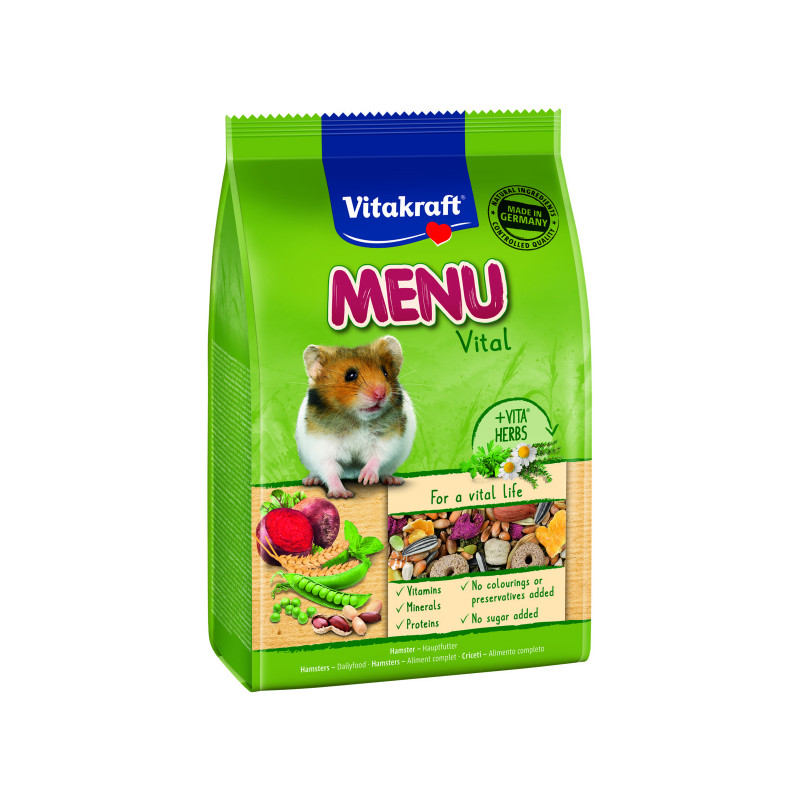 Корм для гризунів Vitakraft Menu Vital для хом’яків 400 г (4008239292223)