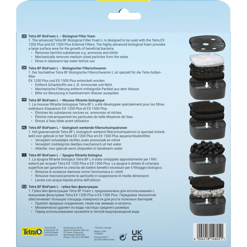 Наповнювач для акваріумного фільтра Tetra Tetratec EX 1200/1200 plus (4004218146051)