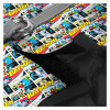 Шлея для собак WAUDOG Clothes з QR паспортом "Бетмен комікс" S1 (1011-4005)