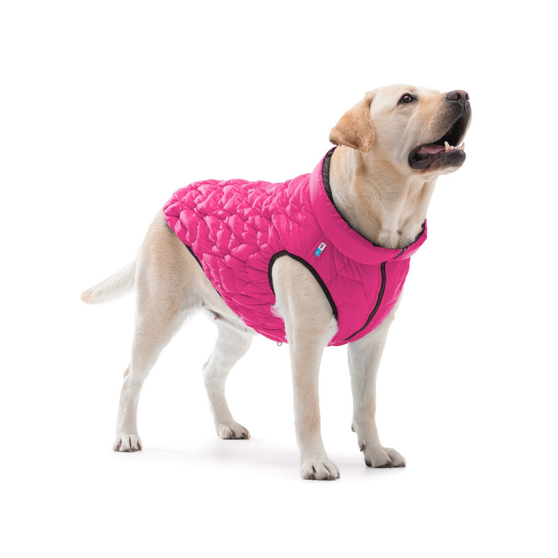 Курточка для тварин Collar AiryVest UNI двостороння S 38 рожево-чорна (2534)