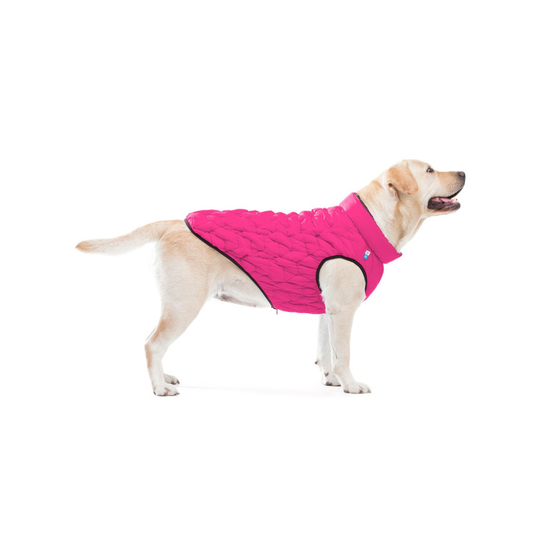 Курточка для тварин Collar AiryVest UNI двостороння S 38 рожево-чорна (2534)