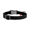 Нашийник для тварин WAUDOG Waterproof з QR паспортом Ш 15 мм Д 25-35 см чорний (27391)