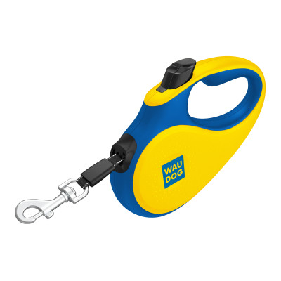 Повідок для собак WAUDOG R-leash Colors of freedom світловідбиваюча стрічка XS 3 м (380-4020)
