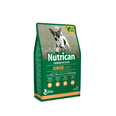 Сухий корм для собак Nutrican Junior для цуценят зі смаком курки 3 кг (nc506972)