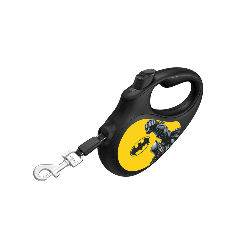 Повідок для собак WAUDOG R-leash Бетмен Жовтий світловідбиваюча стрічка XS 3 м (8123-1002-01)
