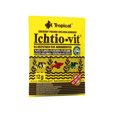 Корм для риб Tropical Ichtio-vit у пластівцях 60 мл (5900469744017)