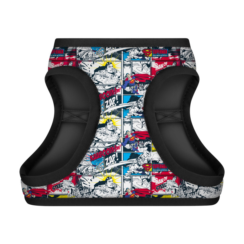 Шлея для собак WAUDOG Clothes з QR паспортом "Супермен комікс" XS4 (1004-4006)