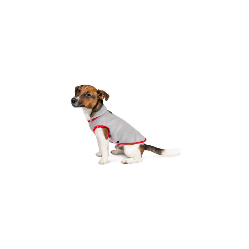 Жилет для тварин Pet Fashion FLEECY" S сіро-червоний (4823082419630)