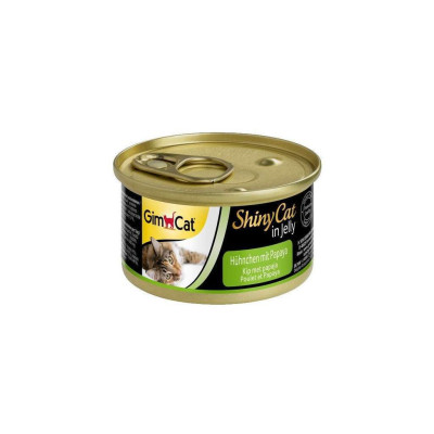 Консерви для котів GimCat Shiny Cat курка і папайя 70 г (4002064412948)