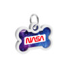 Адресник для тварин WAUDOG Smart ID з QR паспортом "NASA21", кістка 40х28 мм (0640-0148)