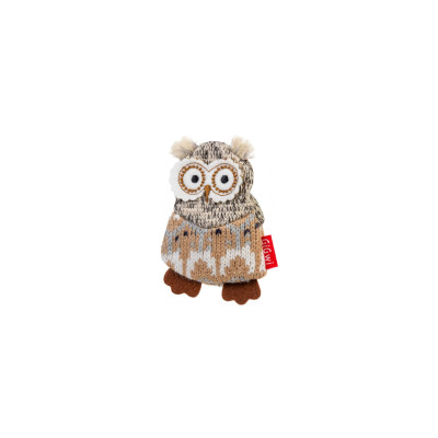 Іграшка для собак GiGwi Plush Сова з пискавкою 10 см (75036)