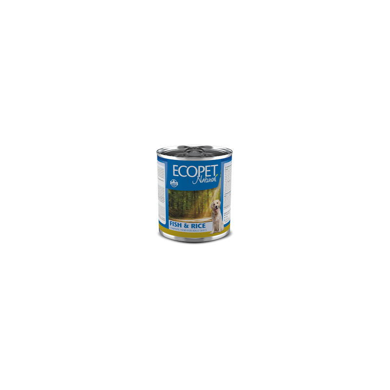 Консерви для собак Farmina Ecopet Natural Dog Fish & Rice з оселедцем 300 г (8606014106015)