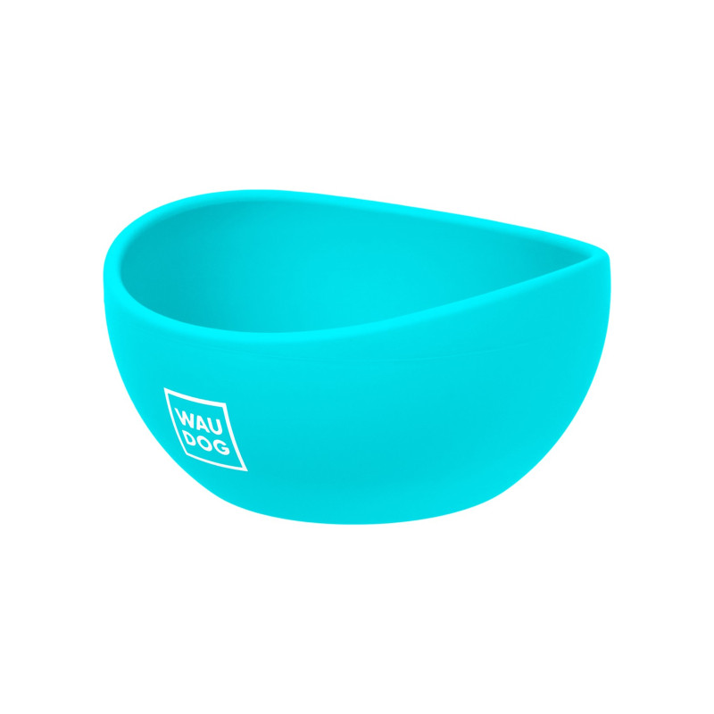 Посуд для котів WAUDOG Silicone Миска 250 мл блакитна (50812)