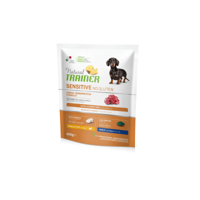 Сухий корм для собак Trainer Natural Dog Sensitive Adult Mini With Lamb 800 г (8015699252175)