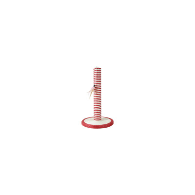 Дряпка (кігтеточка) для котів AnimAll стовпчик 30х30х47 см Red White (2000981180447)