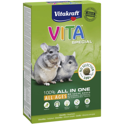Корм для гризунів Vitakraft Vita Special Regular для шиншил 600 г (4008239253262)
