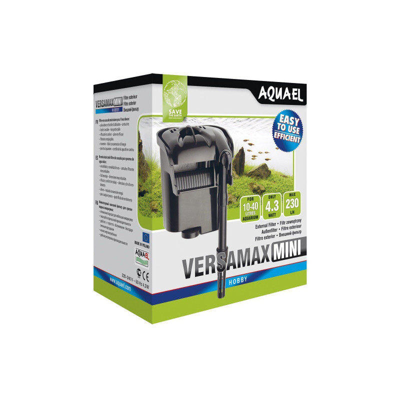Фільтр для акваріума AquaEl VersaMAX FZN-Mini зовнішній до 40 л (5905546191302)