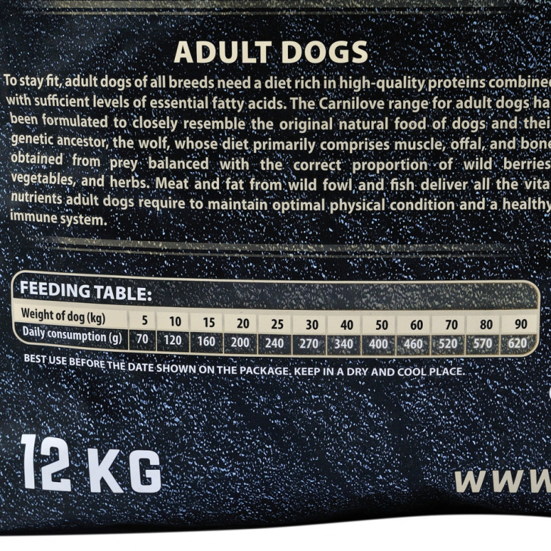 Сухий корм для собак Carnilove Adult Duck and Pheasant 12 кг (8595602508860)