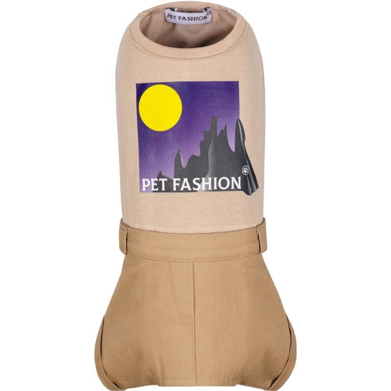 Костюм для тварин Pet Fashion "Moon" М капучино (4823082424870)