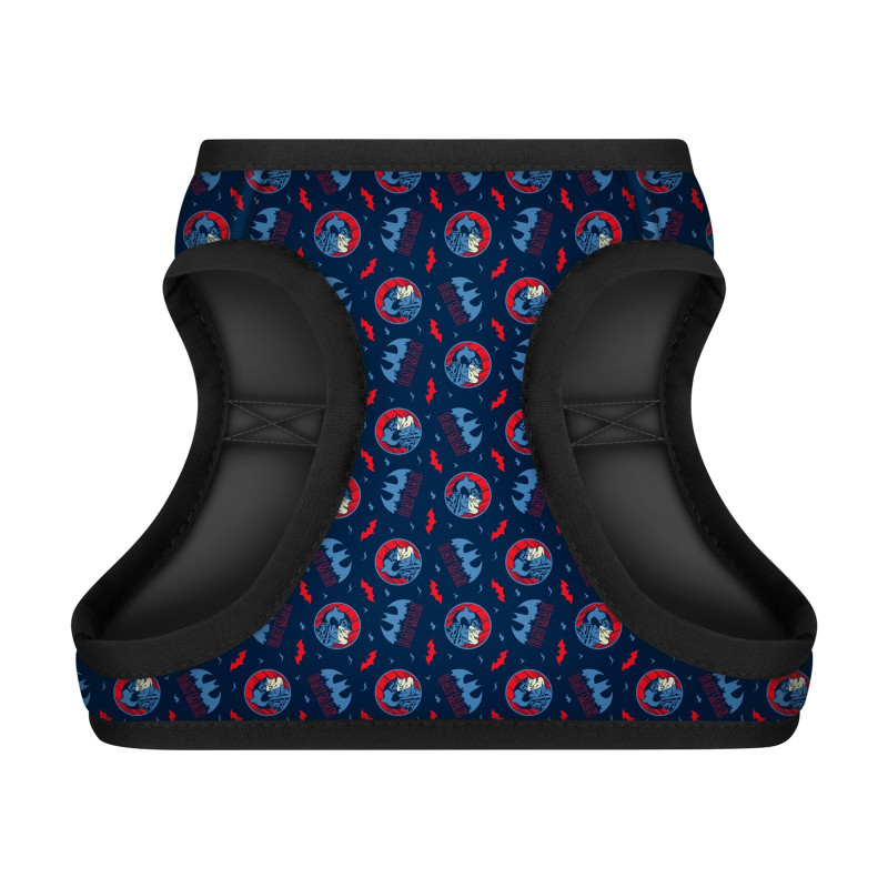 Шлея для собак WAUDOG Clothes з QR паспортом "Бетмен червоно-блакитний" XS4 (1004-4003)